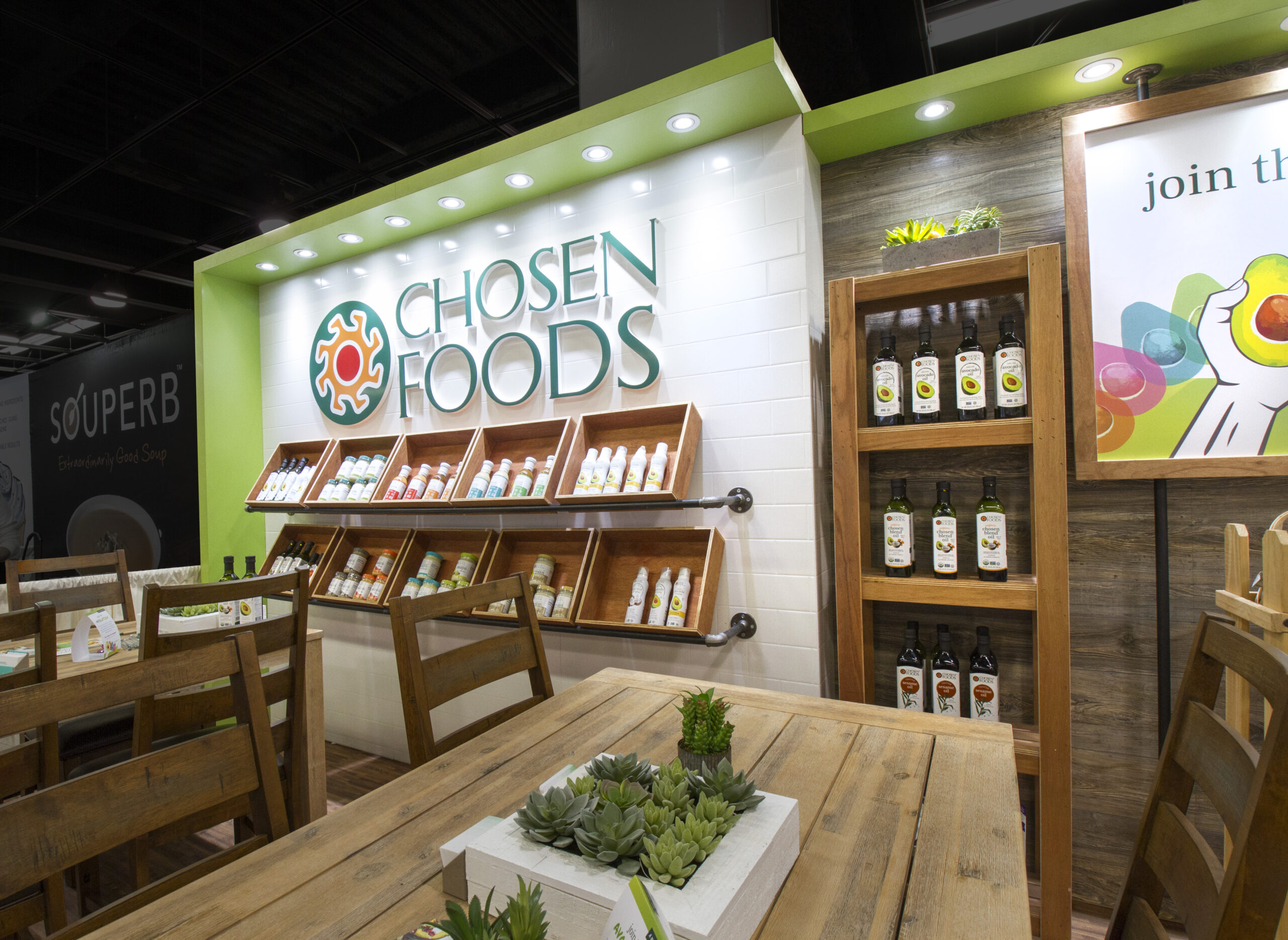 Chosen Foods Inline Exhibit at 2018 Natural Products Expo West