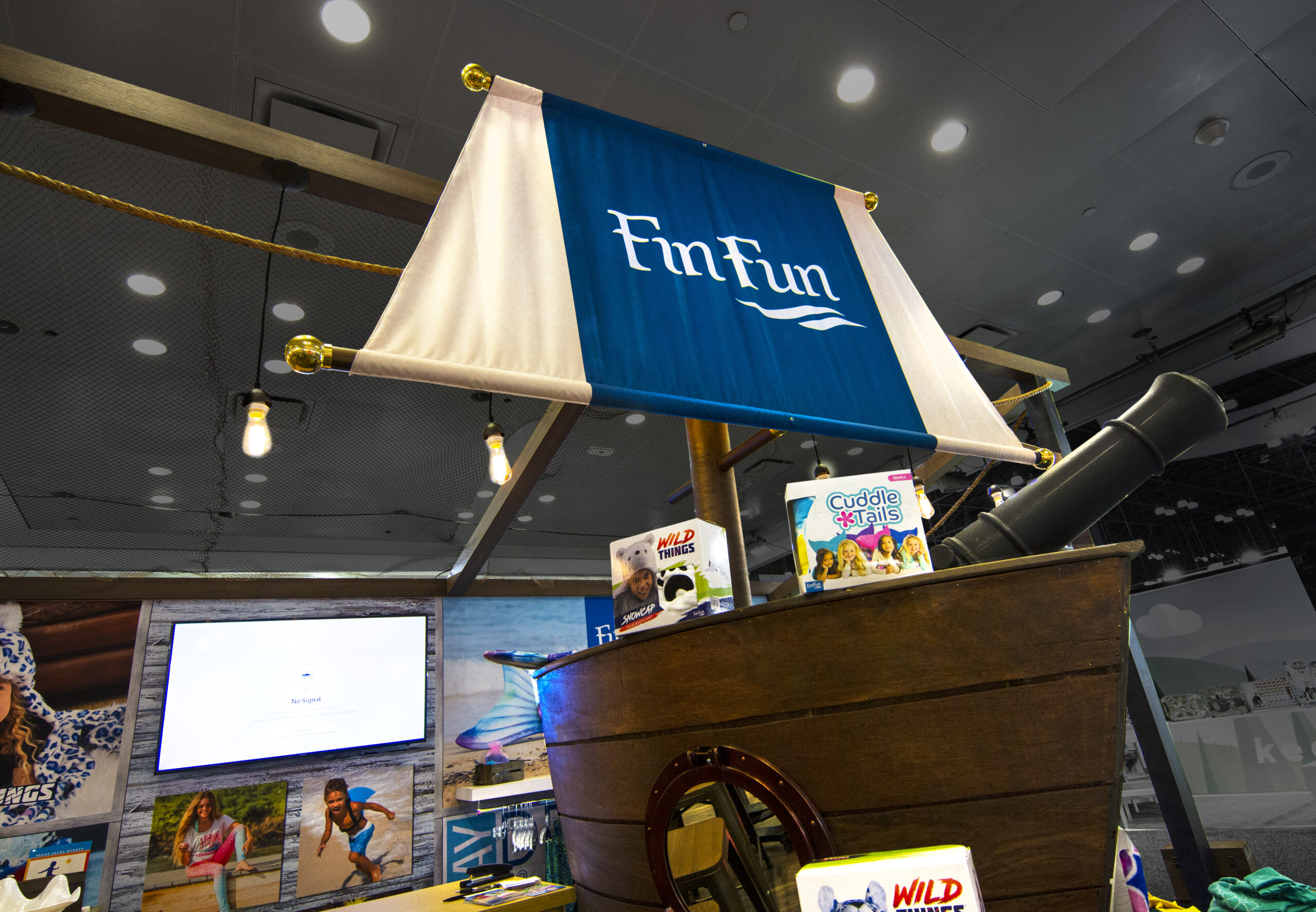 Left Upper View of Fin Fun Exhibit at the International Toy Fair
