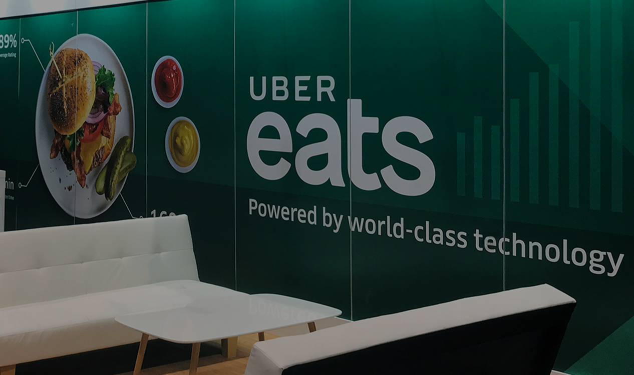 Picture of Uber Eats display