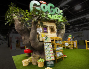 Corner View of GoGo squeeZ Exhibit at Natural Products Expo West