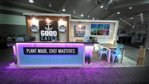 Custom Exhibit for Good Catch at Natural Products Expo East