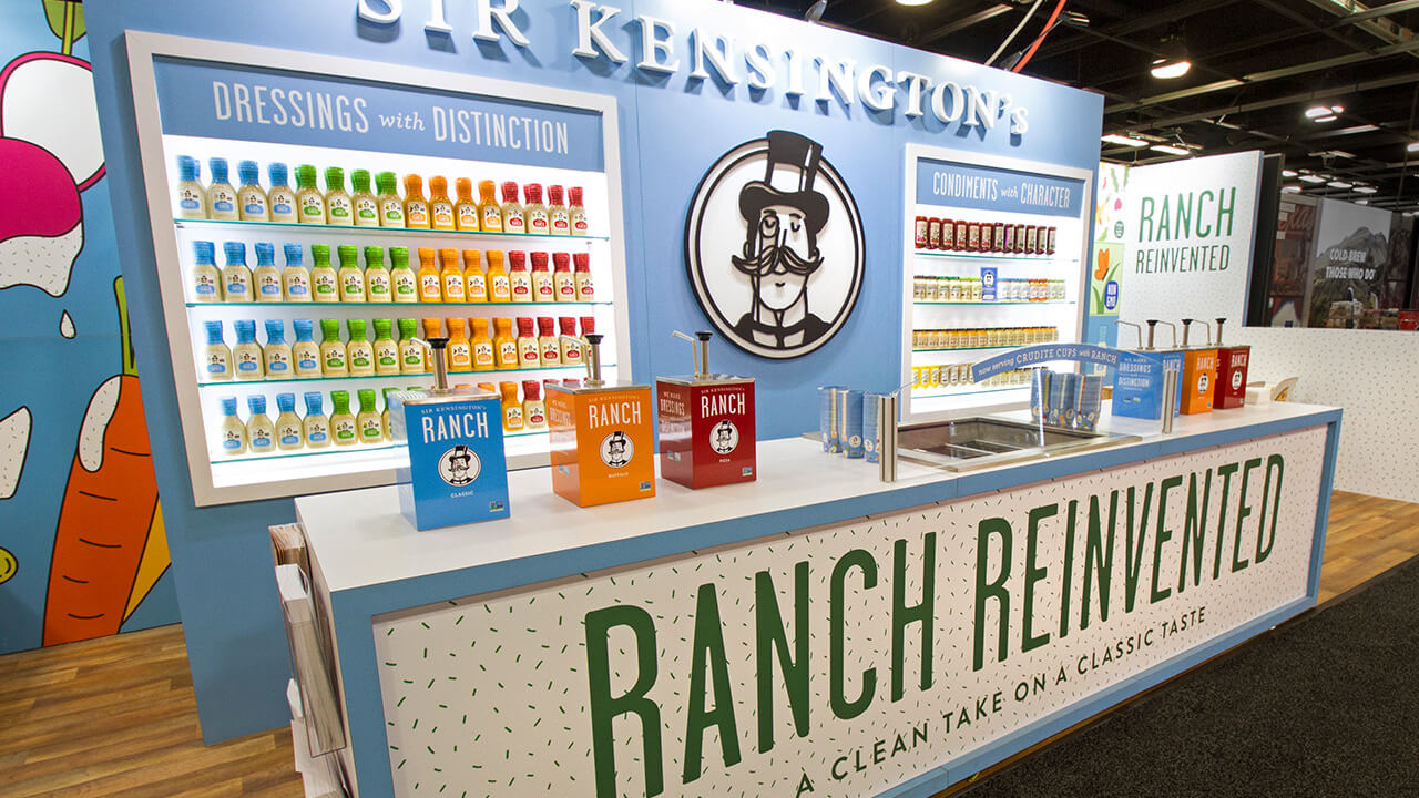 Custom Exhibit for Sir Kensington at the Natural Products Expo