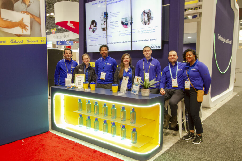 Walmart Team at the Walmart Exhibit at the National Retail Federation Show