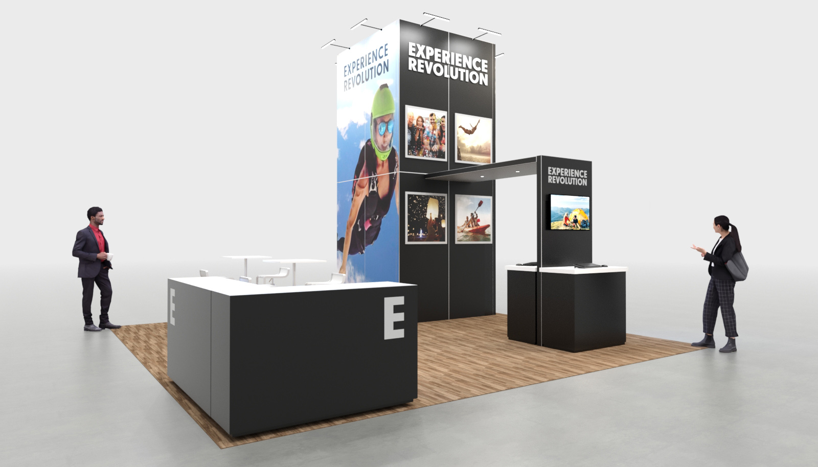 Beacon Custom Rental Exhibit Black Finish