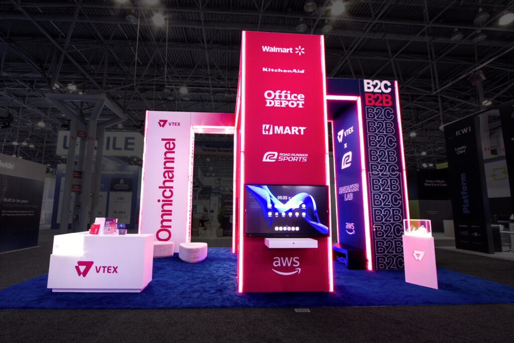 VTex Exhibit at NRF 2026 Side View 1