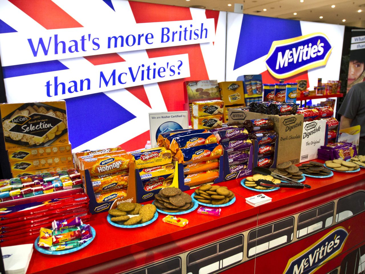 McVities Portable Trade Show Booth Exhibit at Summer and Winter Fancy Food Shows