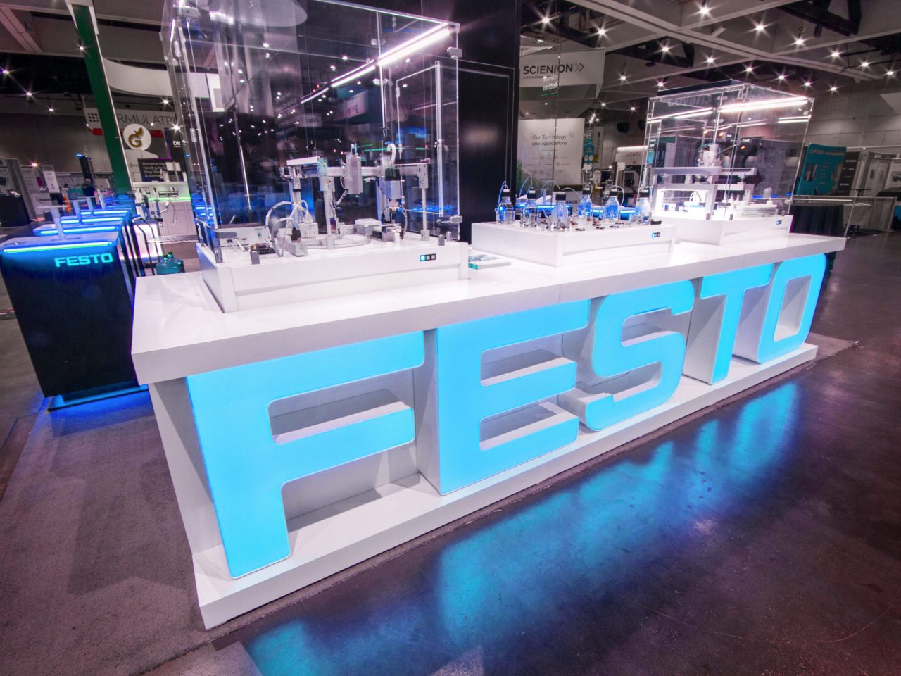 Full View of Festo Exhibit at SLAS 2023