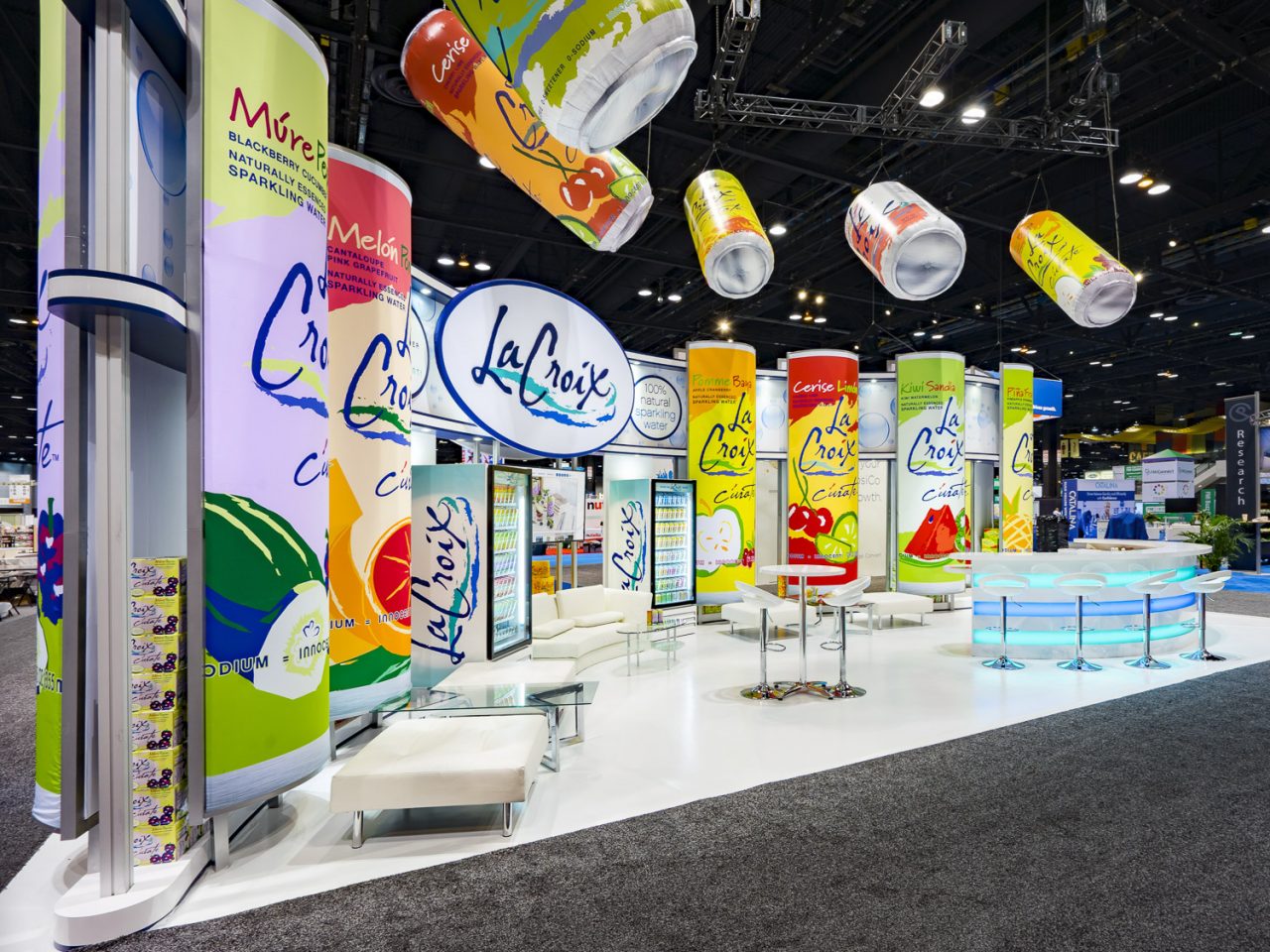 Left View of LaCroix Exhibit at Natural Products Expo